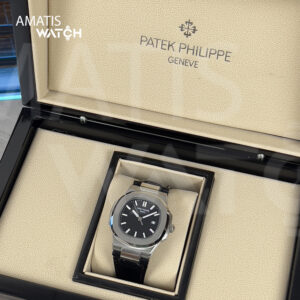 ساعت مچی مردانه پتک فیلیپ ناتیلوس بند چرمی Patek Philippe Nautilus 2382A