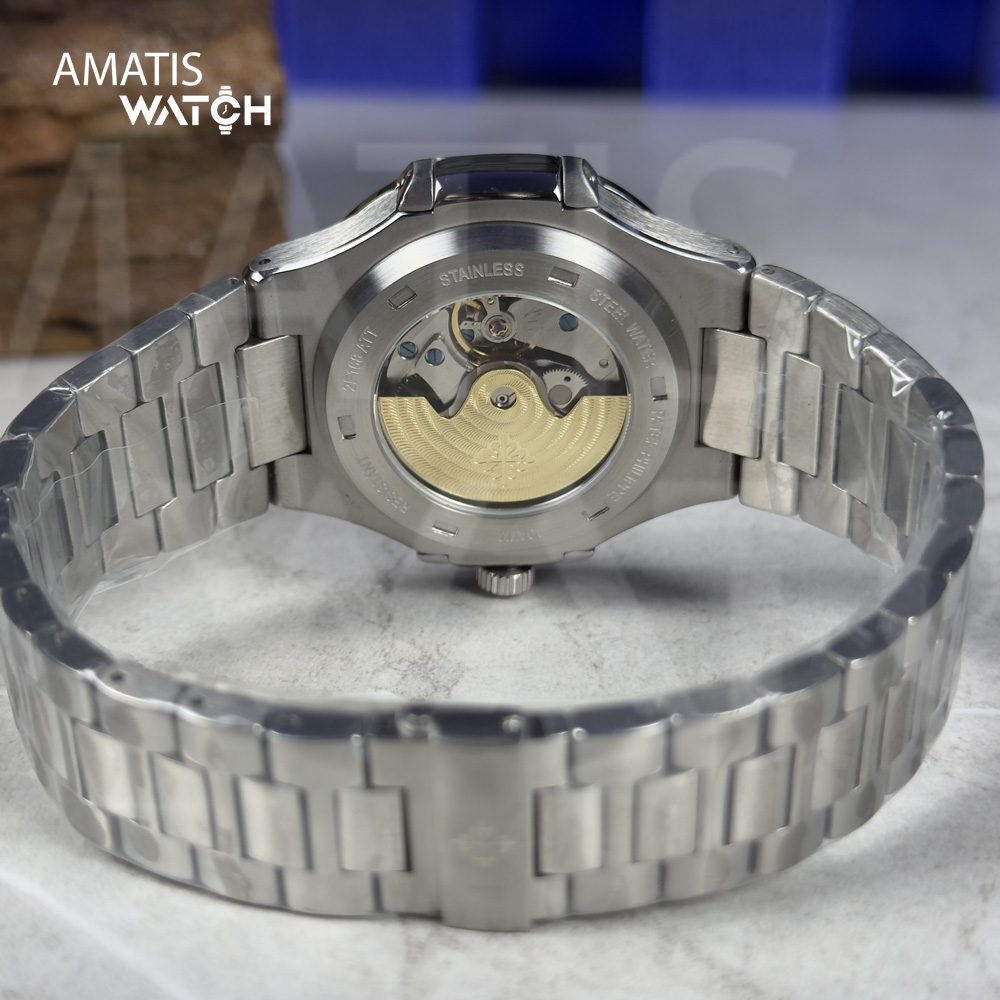 ساعت مچی مردانه پتک فیلیپ Patek Philippe Nautilus MoonPhase Diamonds - Image 5