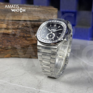 ساعت مچی مردانه پتک فیلیپ Patek Philippe Nautilus MoonPhase Diamonds
